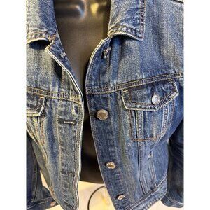 Classic Y2K Denim Jean Jacket Women's Medum M American Eagle Vintage